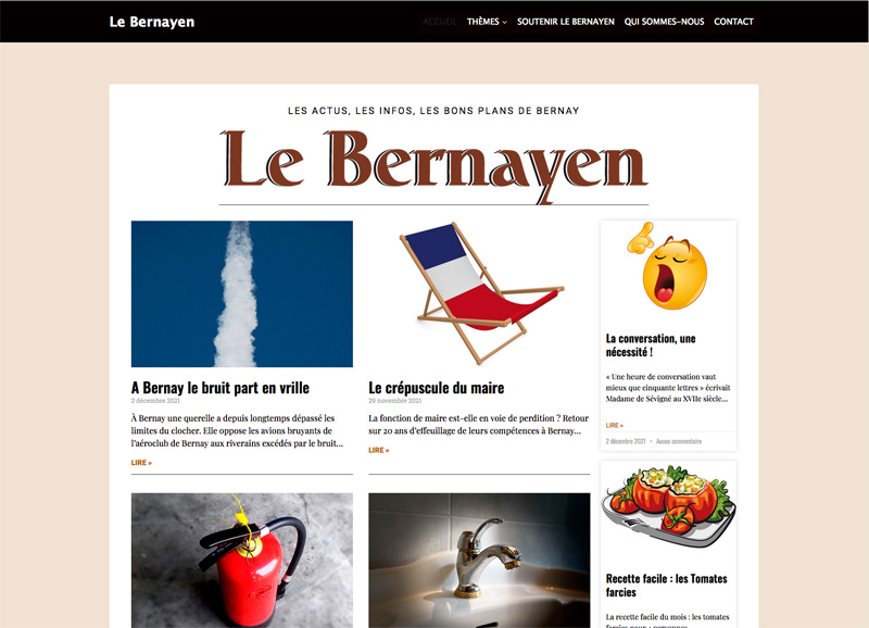 Création site internet web Bernay Eure 27 Normandie