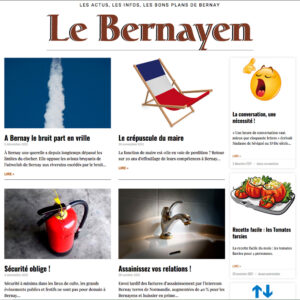 Création site web internet Le Bernayen par GSN Communication