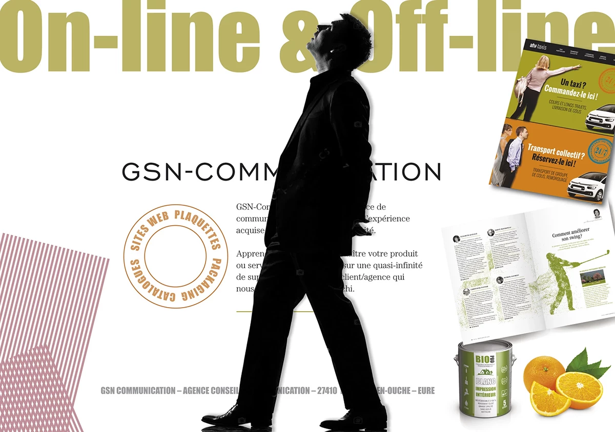 GSN Communication création off-line et on-line site web prépresse